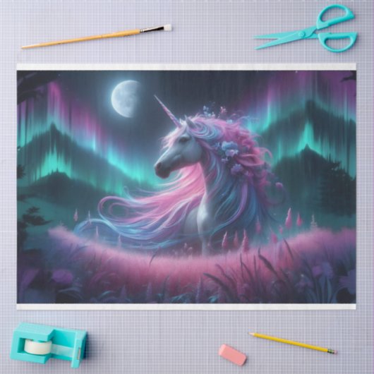 Unicorn-Tissue Seidenpapier (Basteln)