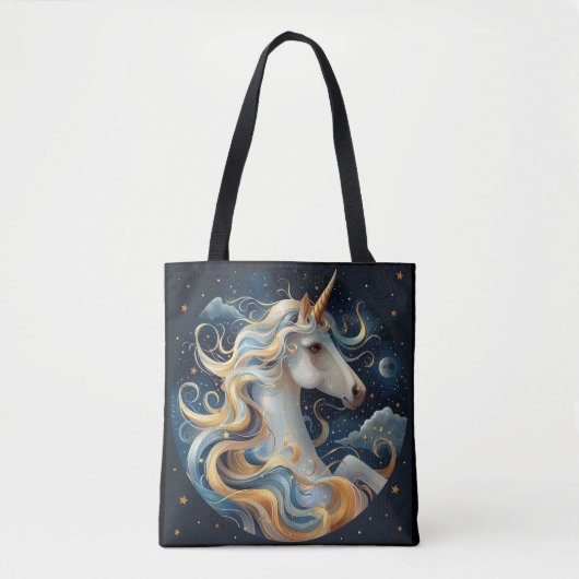 Unicorn Tote Bag Tasche (Vorderseite)
