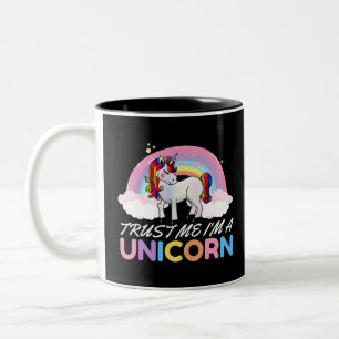 Unicorn Trust Me I'm Unicorn Zweifarbige Tasse