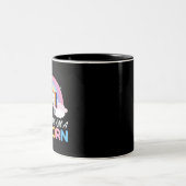 Unicorn Trust Me I'm Unicorn Zweifarbige Tasse (Mittel)