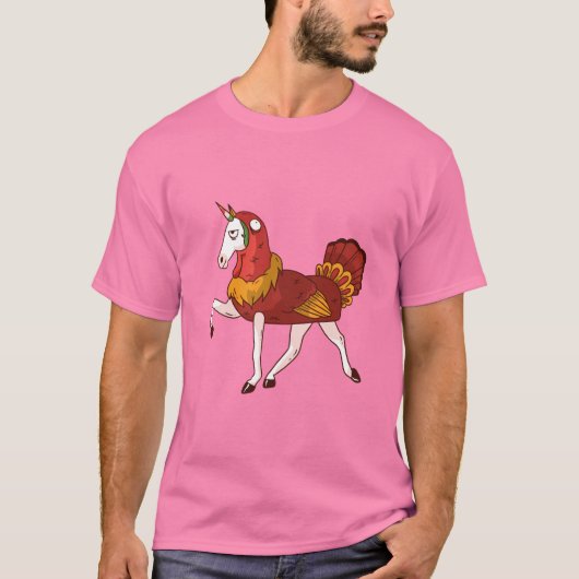 Unicorn Turkey Costume T-Shirt (Vorderseite)