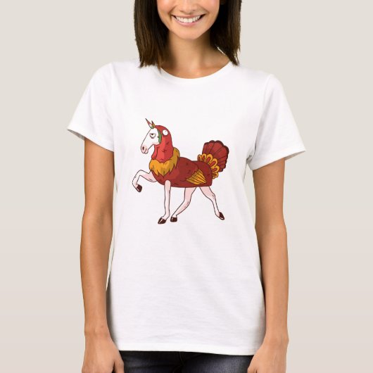 Unicorn Turkey Costume T-Shirt (Vorderseite)