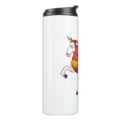 Unicorn Turkey Costume Thermosbecher (Nach links gedreht)