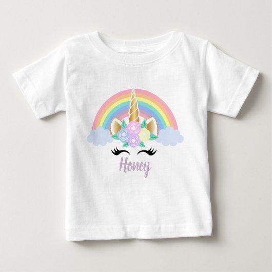 Unicorn TUTU Body Anzug Baby T-shirt (Vorderseite)
