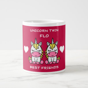 Unicorn Twin Sister Jumbo-Tasse