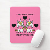 Unicorn Twin Sister Mousepad (Mit Mouse)