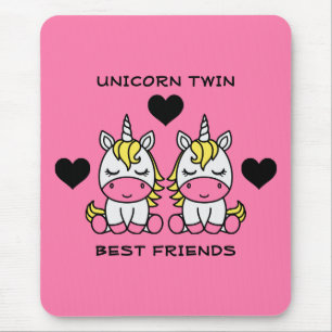 Unicorn Twin Sister Mousepad