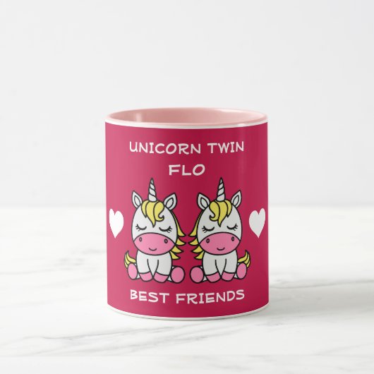 Unicorn Twin Sister Tasse (Zentrum)