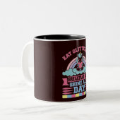 Unicorn Typografy Magic" Tasse (Vorderseite Links)