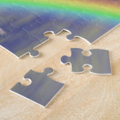 Unicorn über Regenbogenfantasy-Pferd fliegen Puzzle (Seite)