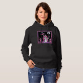 Unicorn UFO Selfie: Square Land (Pixel Art) #13 Hoodie (Vorne ganz)