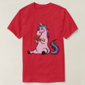 Unicorn Ukulele T-Shirt (Design vorne)