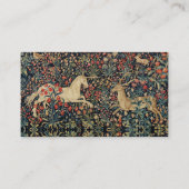 UNICORN UND DEINE, BLUME, TIERE, Blumenapfel Visitenkarte (Rückseite)