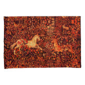 UNICORN UND DEINE, BLUME, WALDTIERE, Rote Flora Kissenbezug (Vorderseite-Rechts)