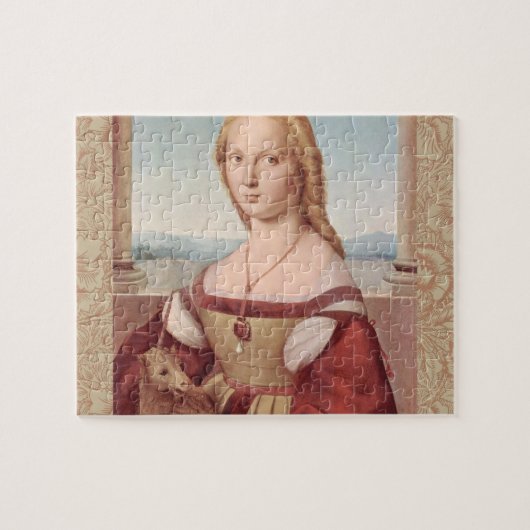 Unicorn und die Lady Puzzle (Horizontal)