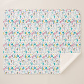 Unicorn und Dinosaurier Sherpadecke (Vorderseite (Horizontal))