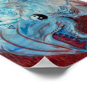 Unicorn und Dragon Yin Yang Poster (Ecke)