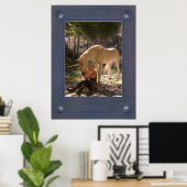 Unicorn und Guinevere Poster (Heimbüro)