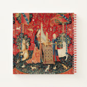 UNICORN UND LADY PLAYORGAN MIT TIEREN NOTIZBLOCK (Rückseite)