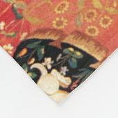 UNICORN UND MEDIEVA FANTASY BLUME, FLORALMOTIFS FLEECEDECKE (Ecke)