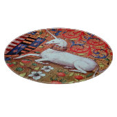 UNICORN UND MEDIEVA FANTASY BLUME, FLORALMOTIFS SCHNEIDEBRETT (Ecke)