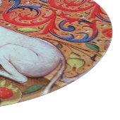 UNICORN UND MEDIEVA FANTASY BLUME, FLORALMOTIFS SCHNEIDEBRETT (Ecke)