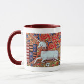 UNICORN UND MEDIEVA FANTASY BLUME, FLORALMOTIFS TASSE (Links)