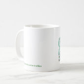 Unicorn und Prinzessin Mug Kaffeetasse (Vorderseite Links)