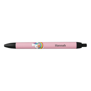 Unicorn und Regenbogen w Clouds Kawaii Personali Kugelschreiber