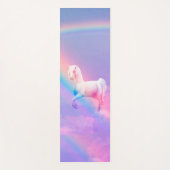 Unicorn und Regenbogen Yogamatte (Vorderseite)