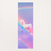 Unicorn und Regenbogen Yogamatte (Rückseite)
