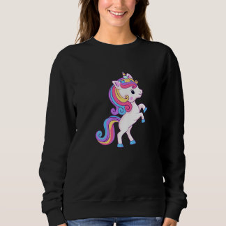 Unicorn Unicorns Colorful Fables Stories Love Anim Sweatshirt