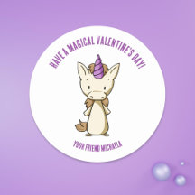 Unicorn Valentine's Day Girls Unterricht