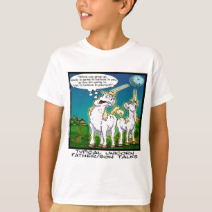 Unicorn Vater/Sohn Bonding Funny T-Shirt