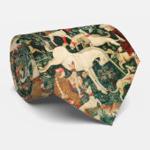 UNICORN VERTEIDIGT SICH, andere Tiere rot grün Krawatte (Gerollt)