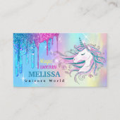 Unicorn-Visitenkarte Visitenkarte (Vorderseite)