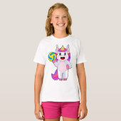 Unicorn Volleyball player Volleyball Sports T-Shirt (Vorne ganz)