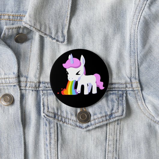 UNICORN VOMIT RAINBOW BIG BUTTON (Beispiel)