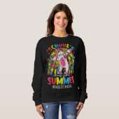 Unicorn-Vorschullehrer-Schule sucht Sweatshirt (Vorne ganz)