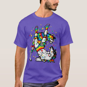 Unicorn vs Llama Battle for Rainbow T-Shirt