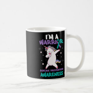 Unicorn Warrior Suicide Awareness Suicide T-Shirt Kaffeetasse