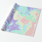 Unicorn Wasserfarbenpasten Geschenkpapier (Ungerollt)
