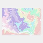 Unicorn Wasserfarbenpasten Geschenkpapier Set (Vorderseite 3)