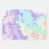 Unicorn Wasserfarbenpasten Geschenkpapier Set (Vorderseite 2)