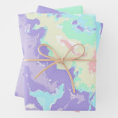 Unicorn Wasserfarbenpasten Geschenkpapier Set (Beispiel)