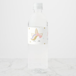 Unicorn Water Flasche Labels Wasserflaschenetikett