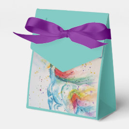 Unicorn Watercolor Geburtstagsparty Cake Fevor Box Geschenkschachtel