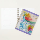 Unicorn Watercolor Malerei Regenbogen Girls Bag Planer (Anzeige)