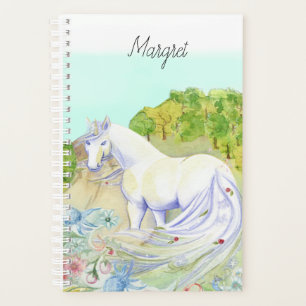 Unicorn Watercolor Planner Planer