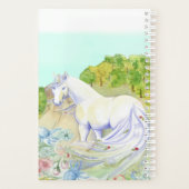Unicorn Watercolor Planner Planer (Rückseite)